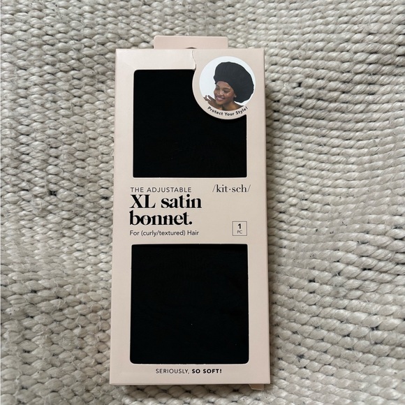 Kitsch Other - Brand new in box XL Kitsch Satin Bonnet in Black. Great for all hair types.